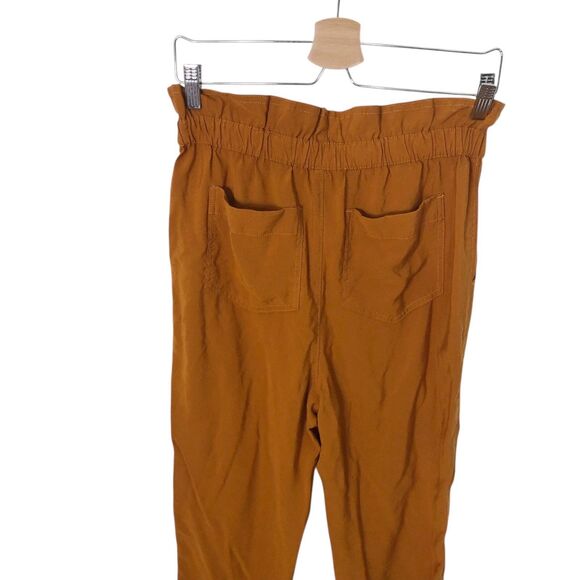 MADEWELL Women's Orange Dunaway Paperbag Pants Small AN843 ($89.50) - Picture 7 of 12